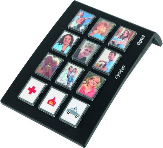TIPTEL Ergophone-12 Telefoon-Nummerkiezer met 12 JUMBO toetsen