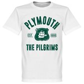 Plymouth Established T-Shirt - Wit - S