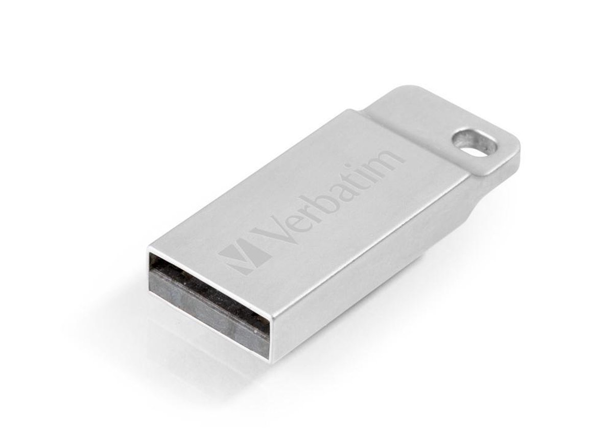 Verbatim Metal Executive Usb-stick - USB 2.0 A - 64 GB - zilver