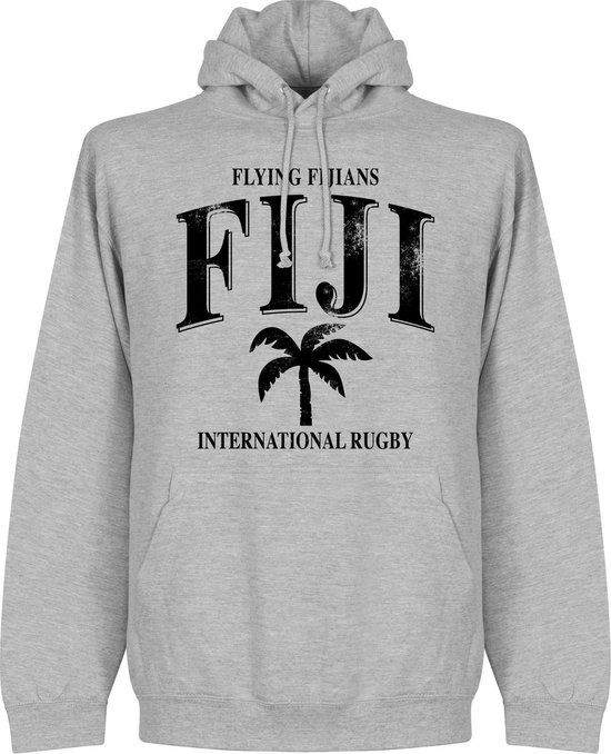 Sweat à capuche Fiji Rugby - Gris - XL