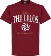 Georgië Rugby T-Shirt - Rood - S