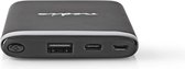 Nedis Premium Powerbank met USB-A en USB-C poort (max. 5,4A) - 6.000 mAh / zwart