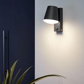 EGLO Caldiero - wandlamp met sensor - antraciet/wit