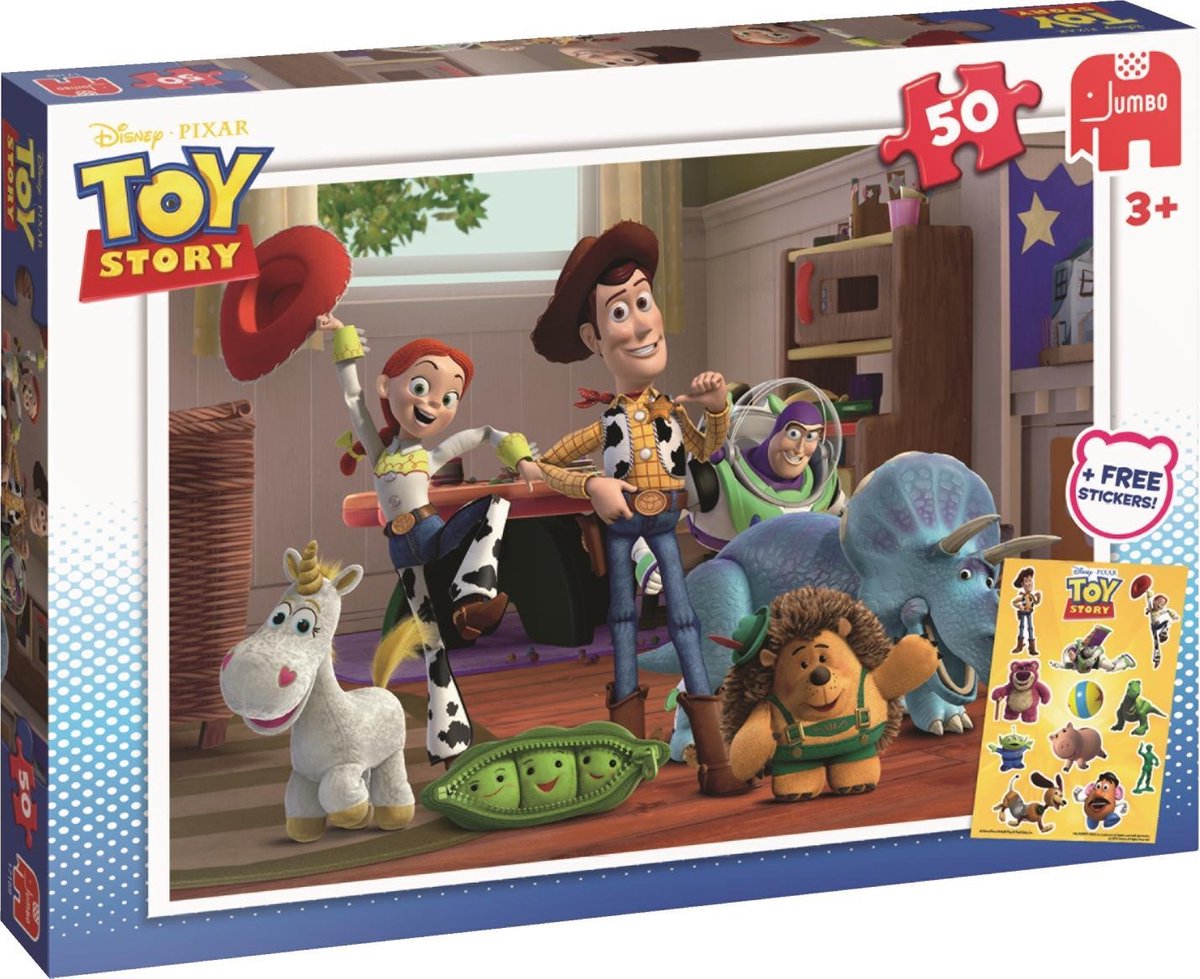Jumbo Toy Story + gratis sticker - 50 stukjes