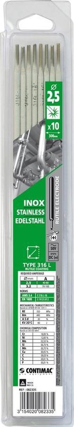 Laselektroden BASOWELD 50 E7018 Basisch, 3.2x350 - 4.3 kg