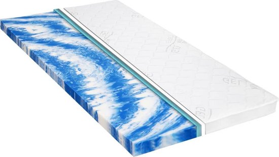 vidaXL Surmatelas mousse gel 7 cm 180x200 cm