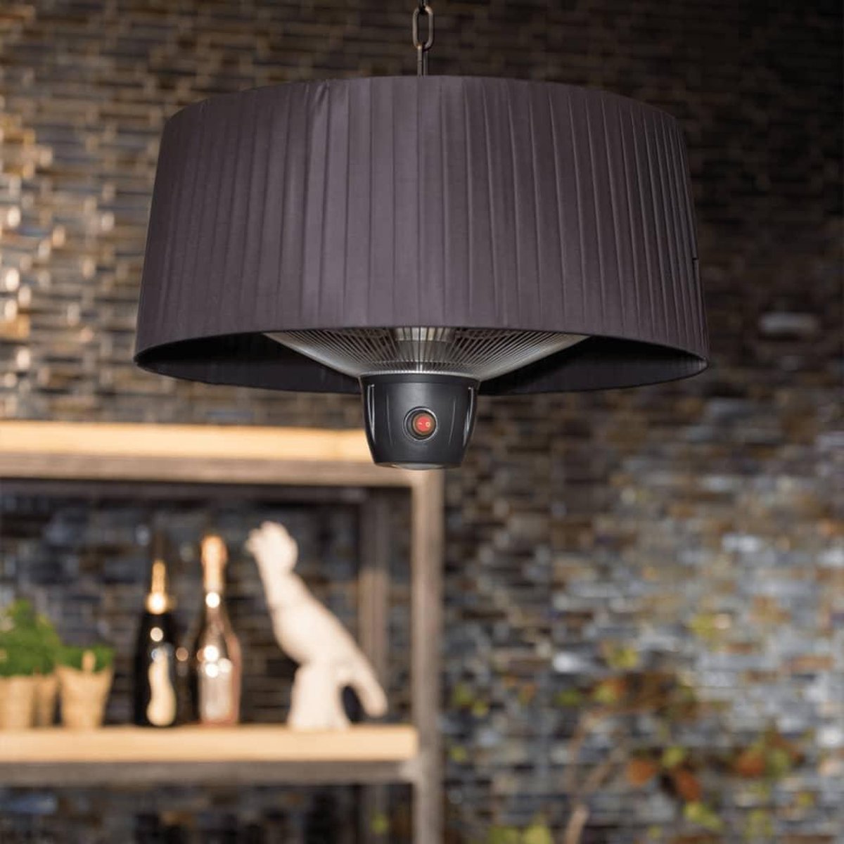 Sunred - Artix - Bright lijn - Zwart - Hangend model - Terrasverwarmer - Infraroodstraling - 1500 W - ECO - 3 standen - LED - Afstand bestuurbaar - Elektrische heater – foto 5