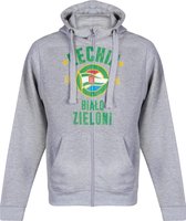 Lechia Gdansk Established Full Zipped Hoodie - Grijs - XXL