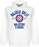 Hajduk Split Established Hoodie - Wit - XXL