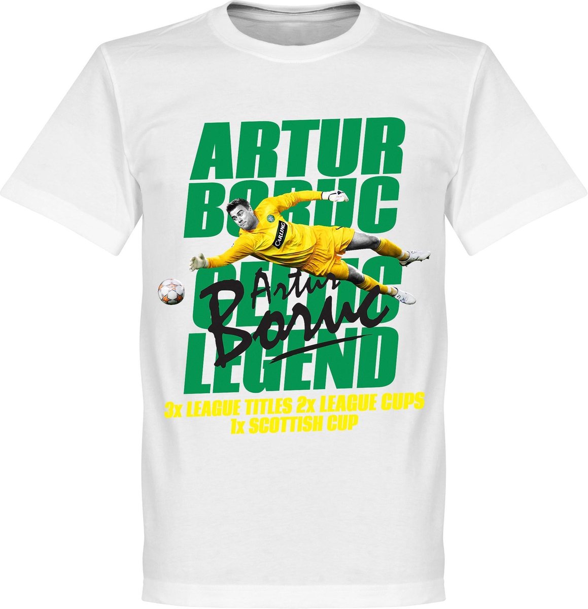 Artur Boruc Legend T-Shirt - Wit - 5XL