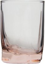 Pasabahce Luna - Roze Whiskeyglazen -  Set van 6 - 110 ml
