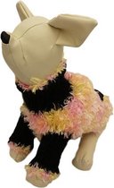 Trui oranje / geel voor de hond - M ( rug lengte 29 cm, borst omvang 38 cm, nek omvang 20 cm )