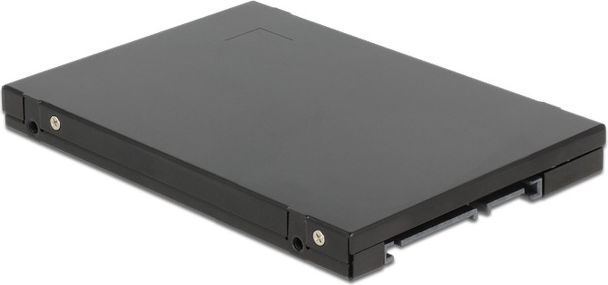 DeLOCK 2,5'' SATA behuizing voor 2 M.2 SSD's (max. 80mm) met RAID - SATA600 / zwart