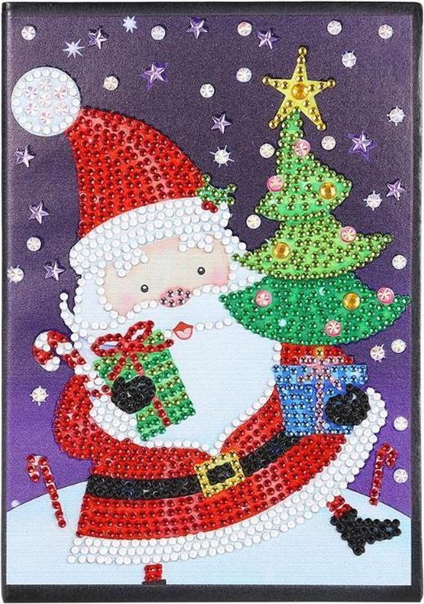 Diamond Painting "JobaStores®" Notitieboek Kerst 01