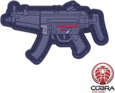 H&K MP5  submachine gun PVC patch embleem met klittenband