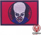 Pennywise De Dansende Clown Geborduurde patch embleem met klittenband
