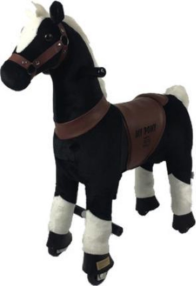 Betsy Trotwood Octrooi details MY PONY ®, rijdend speelgoed paard, zwart 4 - 9 jaar | bol.com