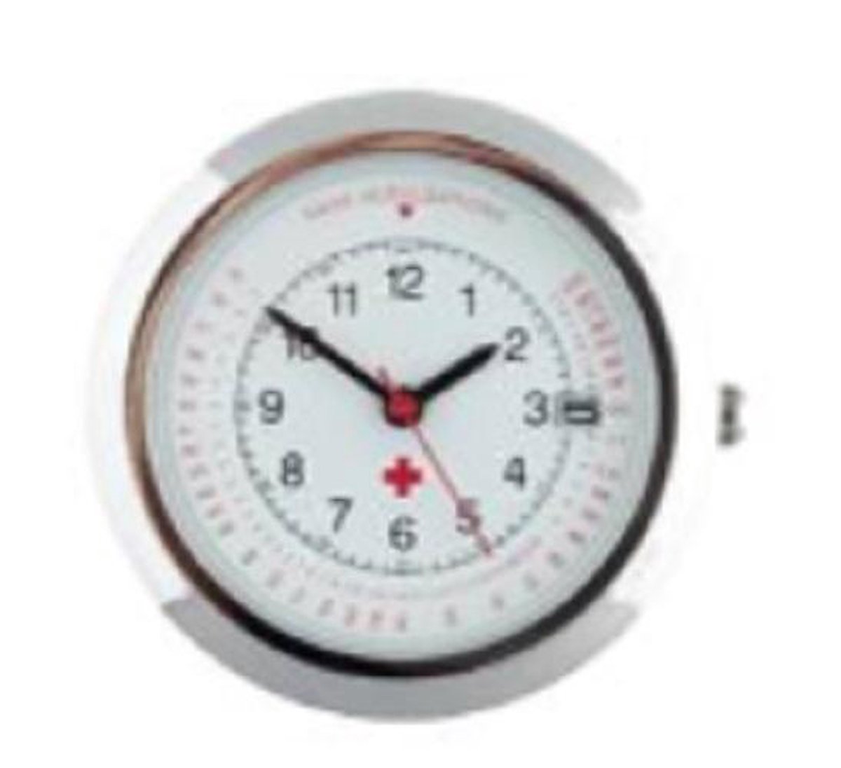 Klassiek verpleegstershorloge - zusterhorloge - alleen los uurwerk (zonder band) - hartslag meting - 33 mm - I-deLuxe verpakking