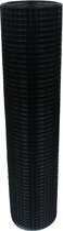 Volière maille noire | 100 cm. | Rouleau de 25 m. | 19x19 mm. | 1,2 mm.
