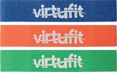 Resistance Bands - VirtuFit Mini Weerstandsbanden set - Katoen - 3 Stuks - Met Opbergtas