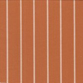 Acrisol Trastevere Arancia 933 oranje wit gestreept  stof per meter buitenstoffen, tuinkussens, palletkussens