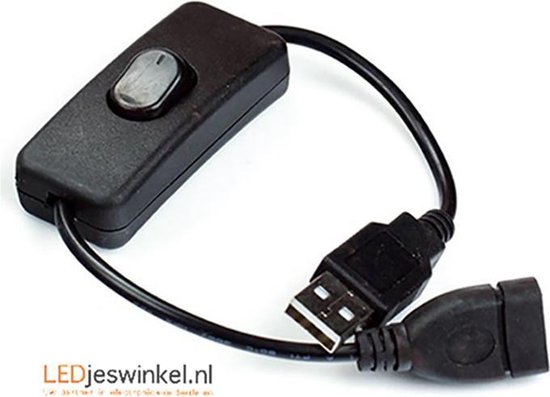 USB aan en uit stroom schakelaar 12 cm | bol.com