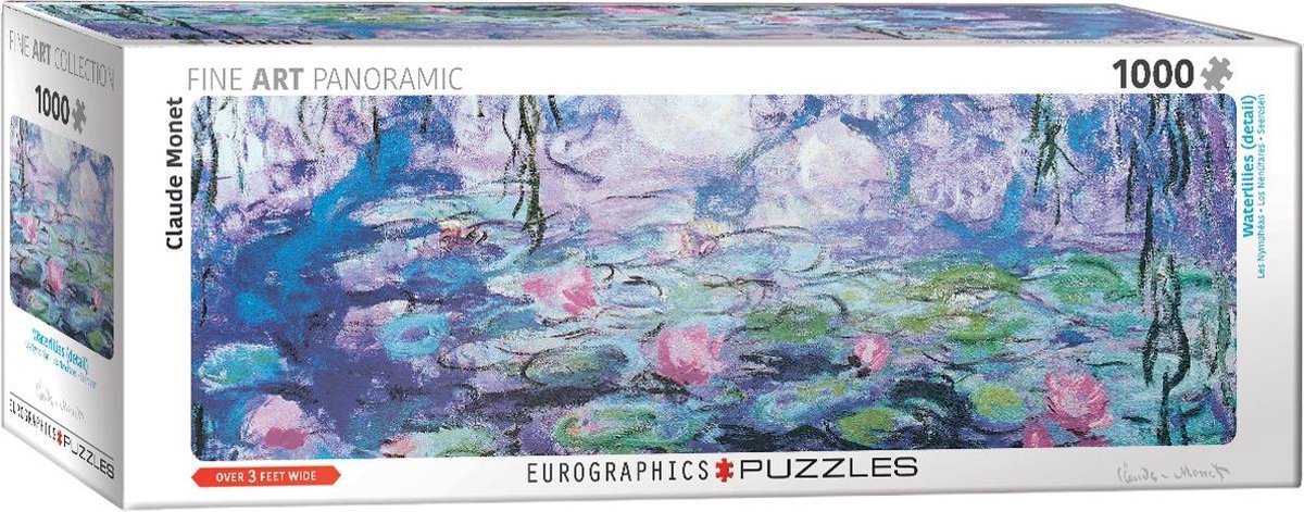 Nymphéas - Claude Monet Panorama puzzle 1000 pièces | bol.com