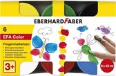 Eberhard Faber vingerverf - voor kinderen - 6x 40ml - EF-578606