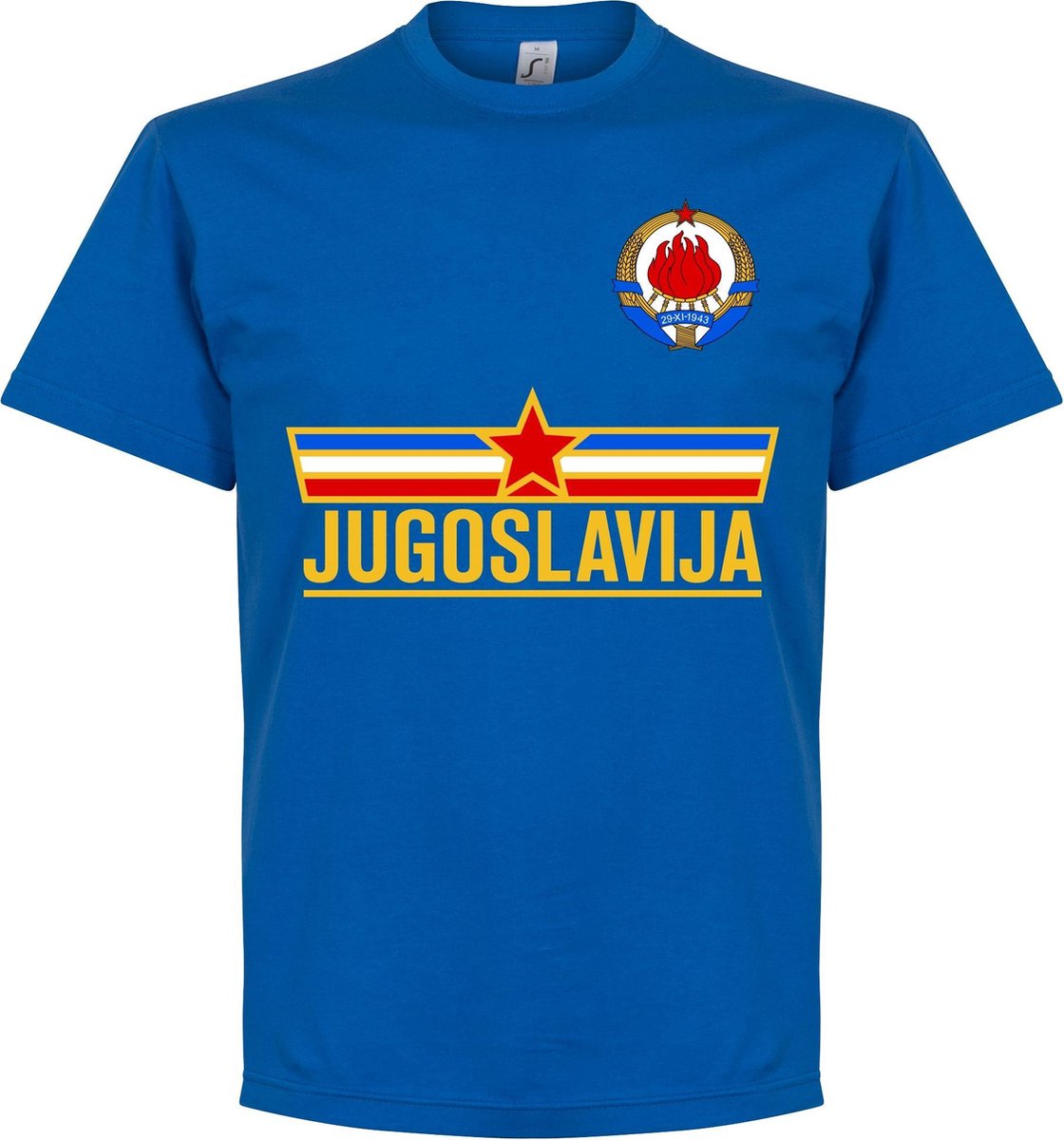 1120x1200.jpg Joegoslavië 80's Team T-Shirt - L - Afbeelding 1