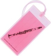 Zachte kofferlabel klarinet
