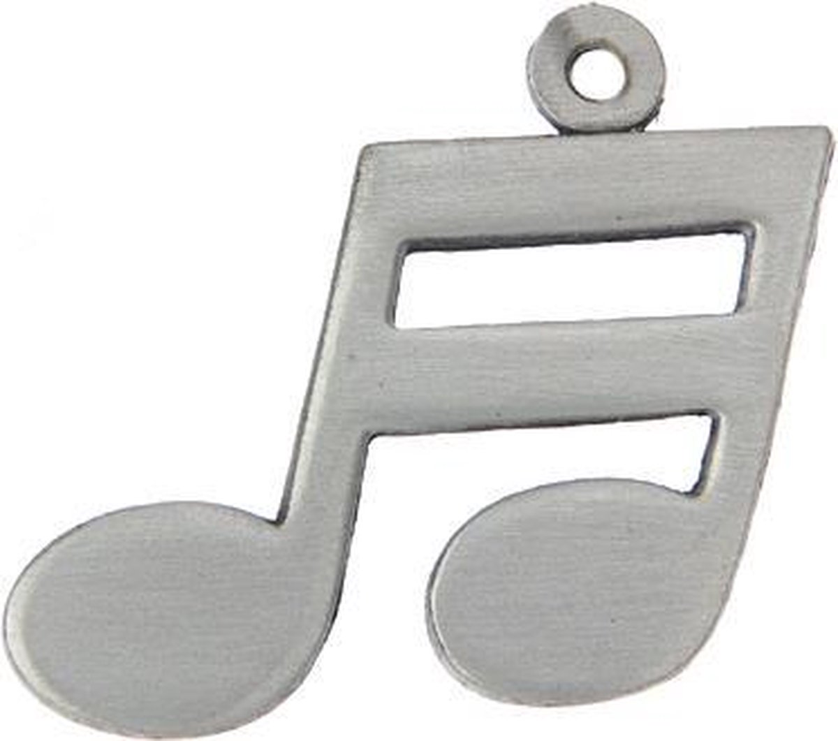 Tinnen sleutelhanger 16de noot