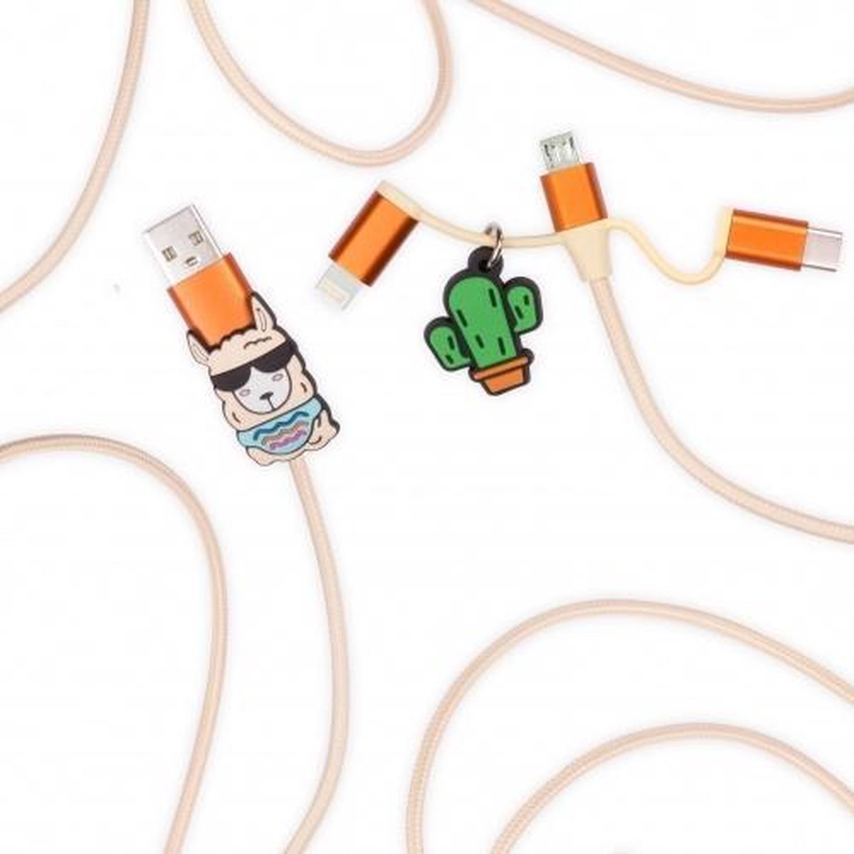 Thumbsup! Lama 3-in-1 Kabel Beige