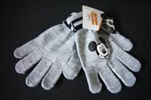 Mickey Mouse handschoenen grijs - maat one size