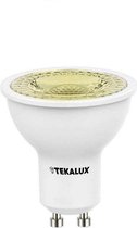 Tekalux Juda Led-lamp - GU10 - 2700K Warm wit licht - 6 Watt - Dimbaar