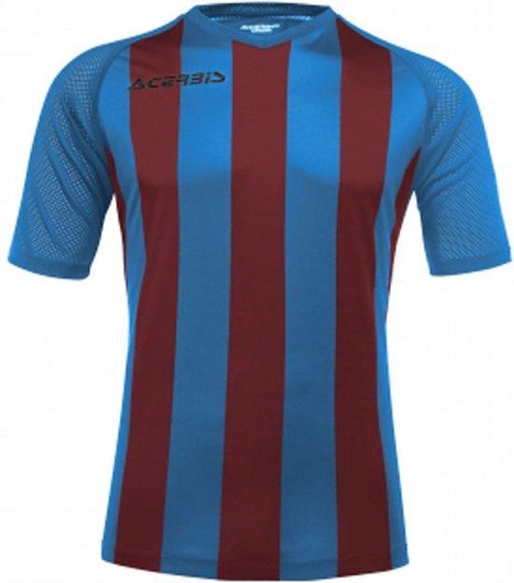 Acerbis Sports JOHAN STRIPED S/SL JERSEY (Sportshirt) ROYAL BLUE/BORDEAUX M