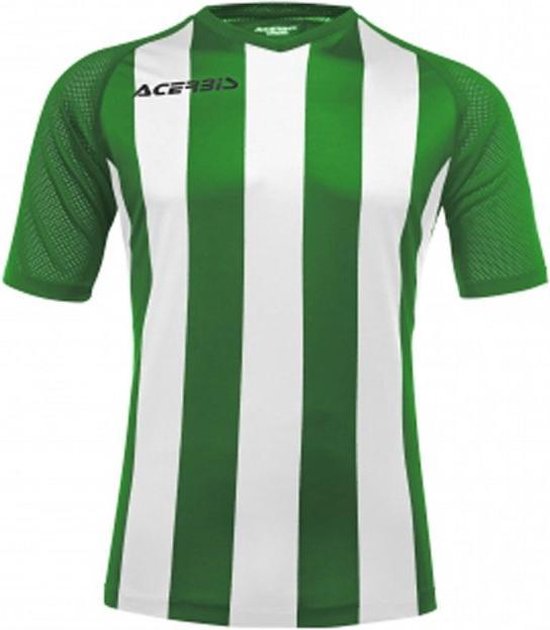 Acerbis Sports JOHAN STRIPED S/SL JERSEY (Sportshirt) GREEN/WHITE S