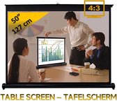 Tafelscherm 50" - 127cm (diagonaal) - 4:3 - beamer/projectie scherm