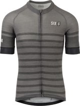 AGU Merino Stripe Fietsshirt Heren Six6 - Grijs - M