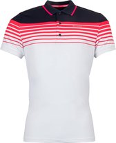 Sjeng Sports Rocco Sportpolo - Maat XL  - Mannen - wit/navy/rood