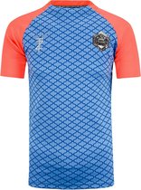 Touzani Sportshirt - Maat 164  - Jongens - blauw/rood/zwart
