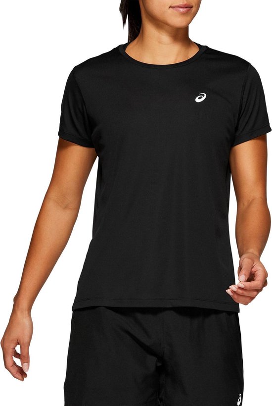 Asics Silver Shirt Sportshirt - Maat S  - Vrouwen - zwart