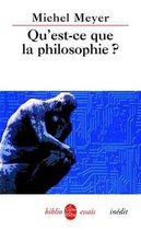 Qu Est-Ce Que La Philosophie