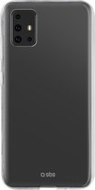 SBS Skinny Backcover Hoesje - Geschikt voor Samsung Galaxy A51 - Gsm case - Transparant