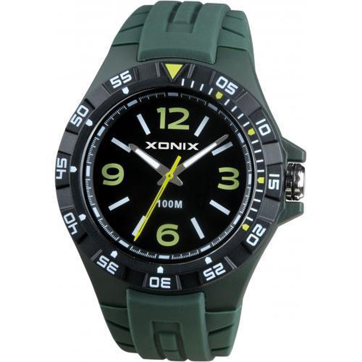Groen Xonix horloge waterdicht CAD-004