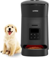 Rexa® Automatische voerbak | Voerautomaat met timer zwart | Voor hond en kat | Voederapparaat | Pet feeder | Automatisch voeren eten geven
