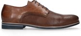 Van Lier Heren Veterschoenen - Cognac - Maat 40