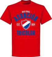 Club Nacional Asuncion Established T-Shirt - Rood - 3XL