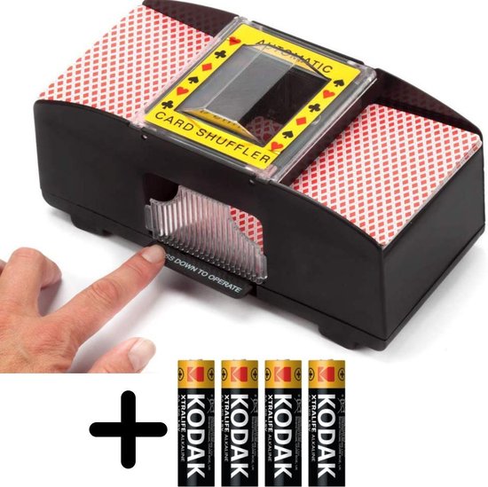 Feebee Kartenmischmaschine Elektrische für 4 Decks - Automatischer