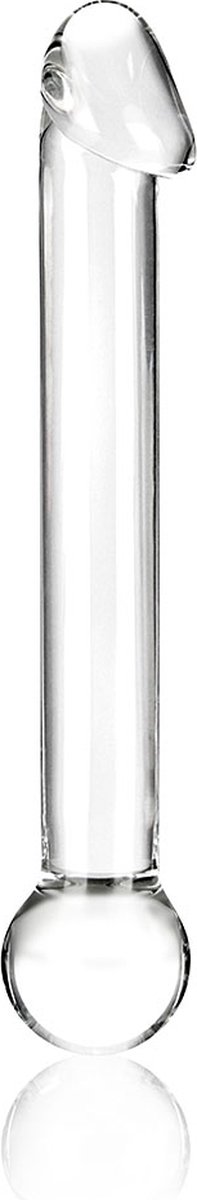 Goedkoopste Glas - Realistic Head Glazen Dildo - Dildo