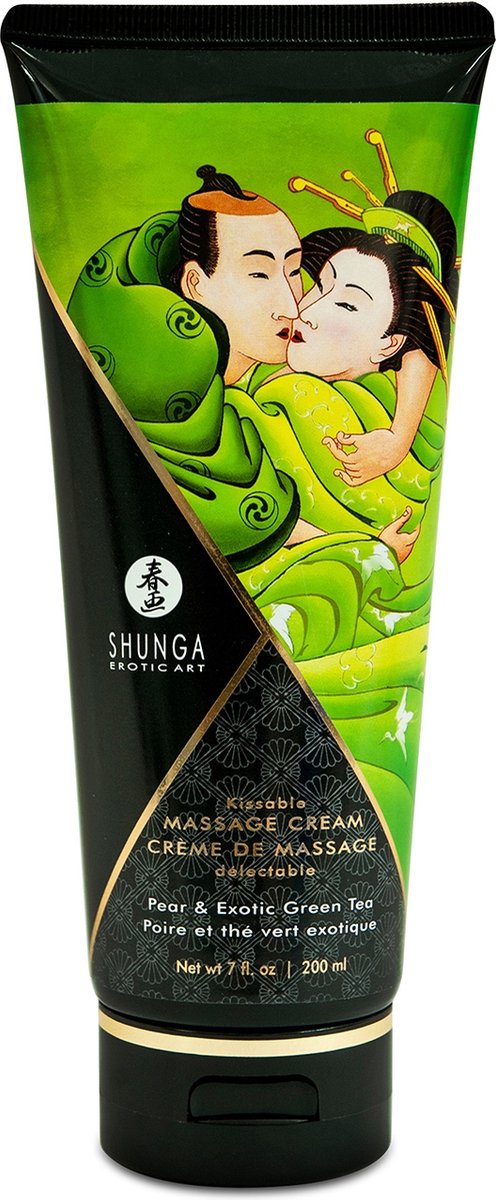 Goedkoopste Shunga - Massage Crème - Pear & Exotic Green Tea